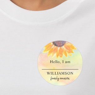 Family Reunion Name Tag