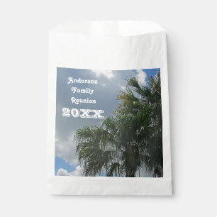 Family Reunion Palm Trees Tropical Island Vacation Favour Bags