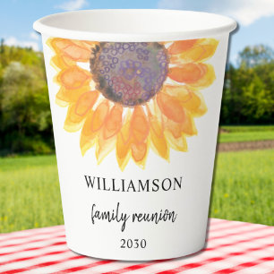 Family Reunion Paper Cups