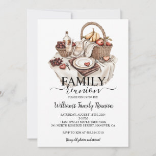Family Reunion Party, Family Gathering Invitation