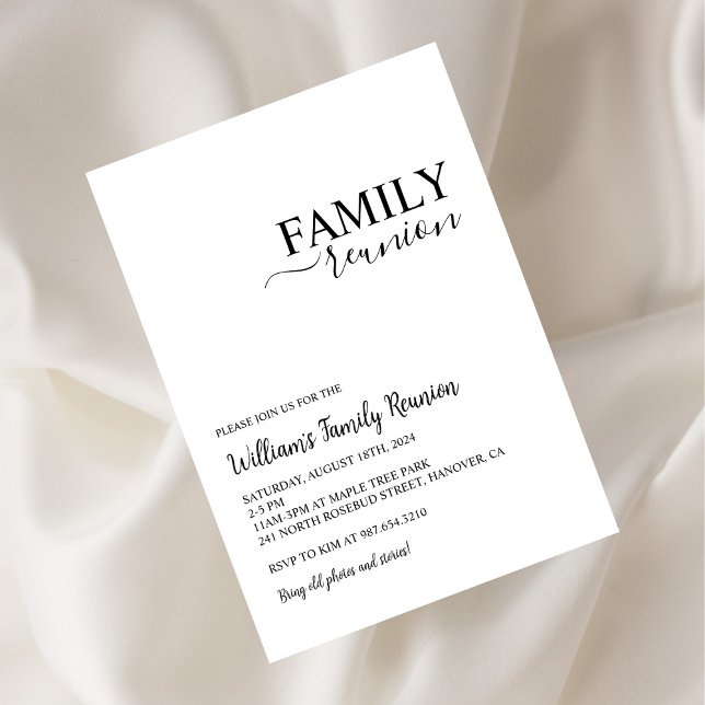 Family Reunion Party, Family Gathering Invitation (Creator Uploaded)