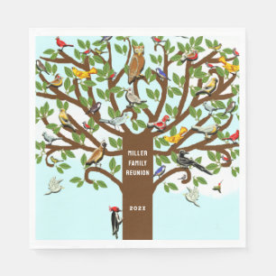 Family Reunion Party Napkins