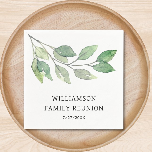 Family Reunion Personalised Napkin (Creator Uploaded)
