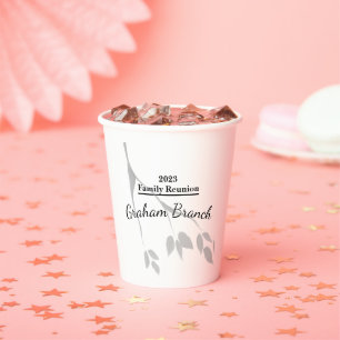 Family Reunion Personalised Paper Cups