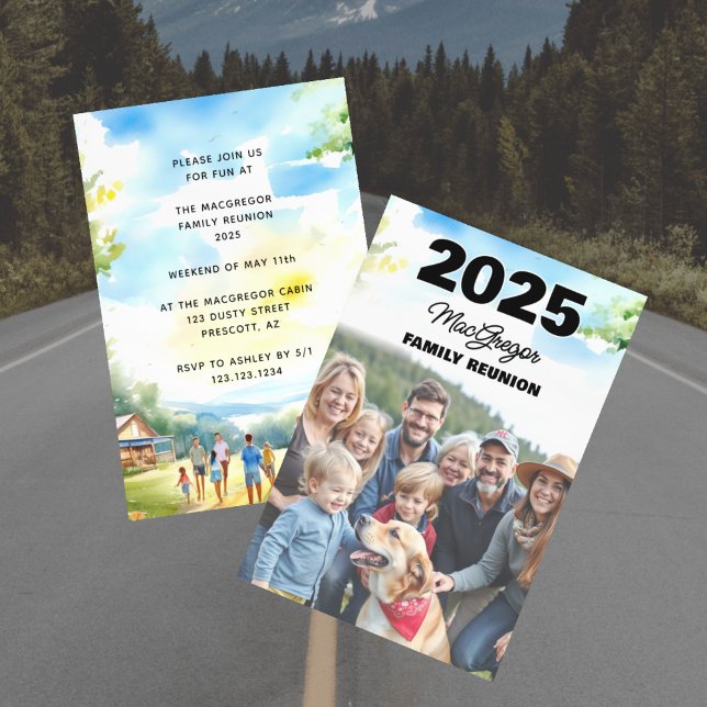 Family Reunion Photo  Invitation (Creator Uploaded)