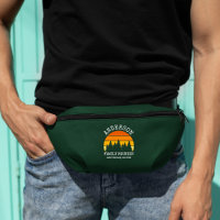 Family Reunion Pine Trees Sunset Green