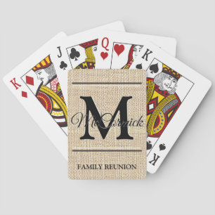 Family reunion playing cards