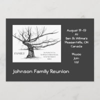 Family Reunion: Quote on Family: Drawing of Tree