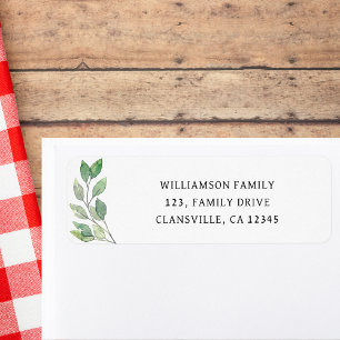 Family Reunion Return Address