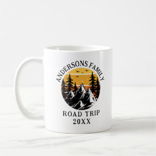Family Reunion Road Trip Mountain Personalised  Coffee Mug