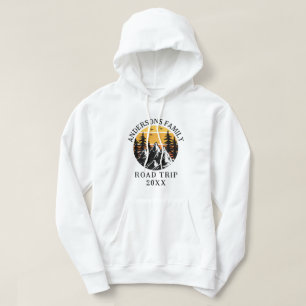 Family Reunion Road Trip Mountain Personalised Hoodie