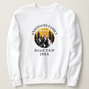 Family Reunion Road Trip Mountain Personalised  Sweatshirt