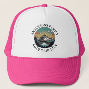 Family Reunion Road Trip Mountain Personalized  Trucker Hat