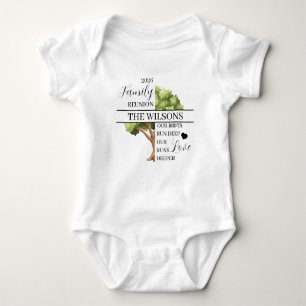Family Reunion Root and Love Deep Baby Bodysuit