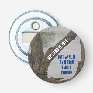 Family Reunion Rustic Lake Annual Vacation Bottle Opener