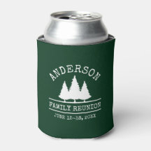 Family Reunion Rustic Pine Trees Green