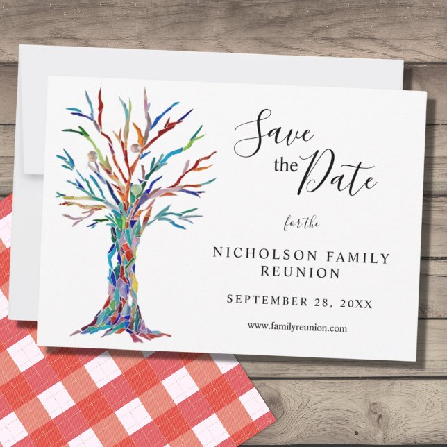 Family Reunion Save The Date Announcement Postcard (Creator Uploaded)