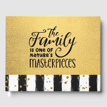 Family Reunion Sign in Book, Message Book, Memory
