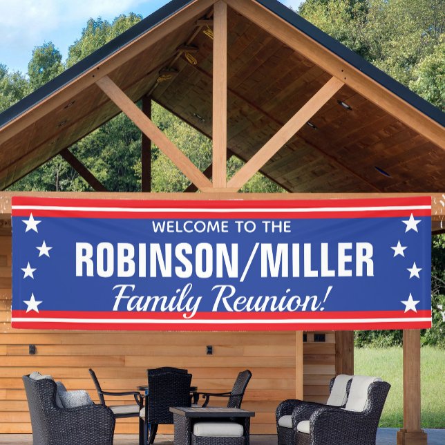 Family Reunion Stars and stripes or 4th of July Banner (Creator Uploaded)