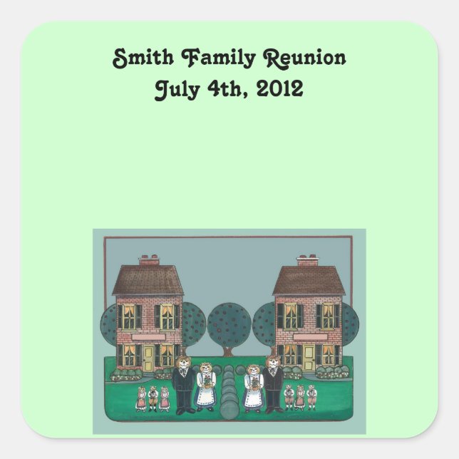 Family Reunion Stickers (Front)