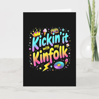 Family Reunion Summer Kickin' It With My Kinfolk F Card