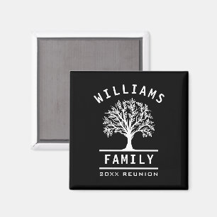Family Reunion Summer Vacation Road Trip Tree Magnet