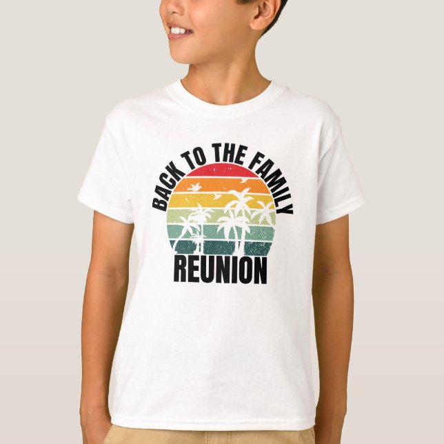 Family reunion t-shirt design, funny family love   (Front)