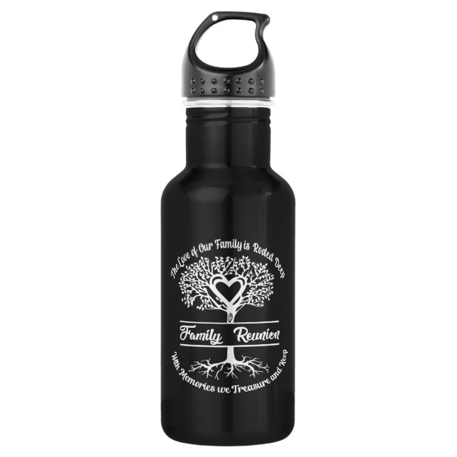 Family Reunion The Love Of Our Family 532 Ml Water Bottle (Front)
