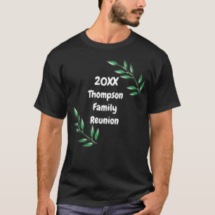 Family Reunion Tree Branches Leaves Keepsake T-Shirt