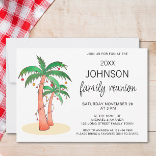 Family Reunion Tree Invitation