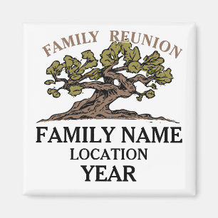 Family Reunion Tree Magnet