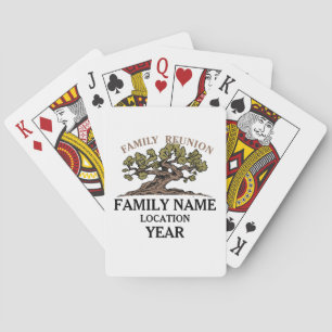 Family Reunion Tree Playing Cards