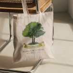 Family Reunion Tree Ribbon Watercolor Matching Tote Bag<br><div class="desc">Featuring a watercolor tree,  this cute minimalist family reunion tote bags template is easy to customise and ready to add your yearly family gathering details this year. You can click the "Personalise" button to add your reunion event.</div>