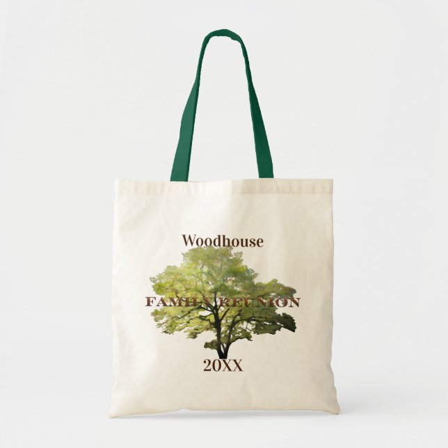 Family Reunion Tree Tote Bag (Front)