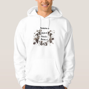 Family Reunion Vintage Grape Vine Frame Event Hoodie
