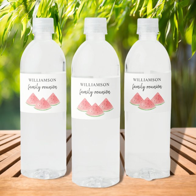 Family Reunion Water Bottle Label (Creator Uploaded)