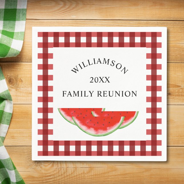 Family Reunion Watermelon  Napkin (Creator Uploaded)