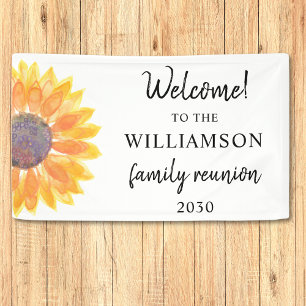 Family Reunion Welcome Banner