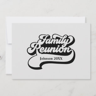 Family Reunion With Balloons Invitation
