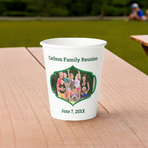 Family Reunion With Photo Paper Cups