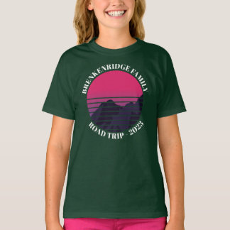 Family Road Trip Camping Retro Reunion Custom T-Shirt