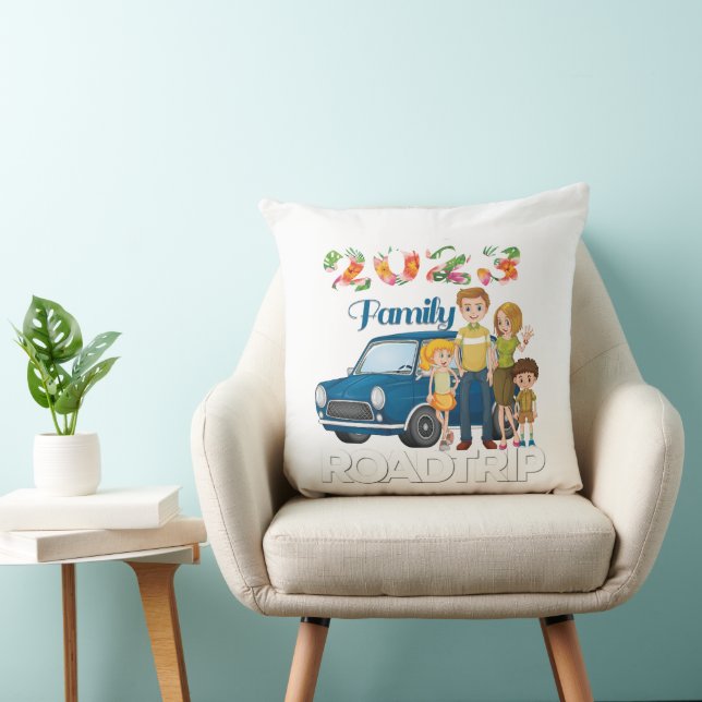 Family Road Trip | Summer Trip | Travel Cushion (Chair)