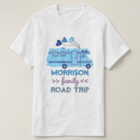 Family Road Trip Vacation Camper RV Motorhome Name
