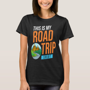 Family Road Trip Vacation Planner Usa T-Shirt