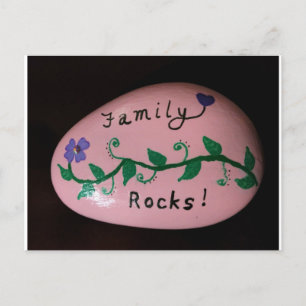 Family Rocks! Postcard