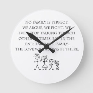 Family Round Clock
