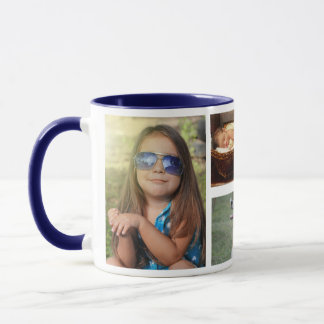 Family´s photos collage mug