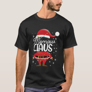 Family Santa Memaw Claus Matching Christmas Grandm T-Shirt