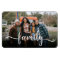 Family Script Photo  Magnet