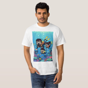 Family Scuba Diving Fun T-Shirt
